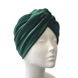 Green Velvet Vintage Style Twisted Hair Turban ireland