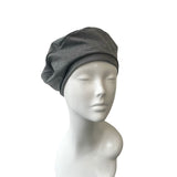 Grey Cotton Beret