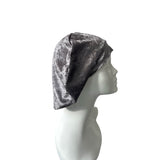Grey Retro Velvet Hat
