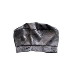 Grey Retro Velvet Hat