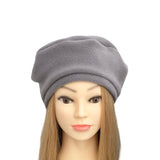 Grey Soft Fleece Floppy Women's Beret for Her ireland