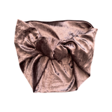 Silver Grey Velvet Vintage Style Turban Head Wrap