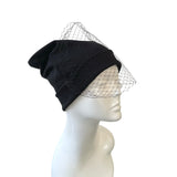 Hat with Birdcage Veil 