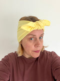 Soft Yellow Retro Style Headband
