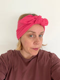 Pink Vintage Style Head Wrap
