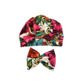 Colourful Stretchy Jersey Bow Turban