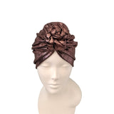 Rose Gold Chain Knot Turban