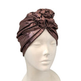 Rose Gold Chain Knot Turban