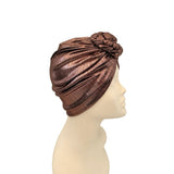Rose Gold Chain Knot Turban