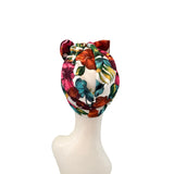 Colourful Stretchy Jersey Bow Turban