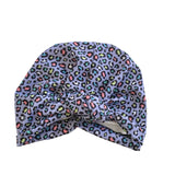 Lavender Cheetah Print Swim Turban