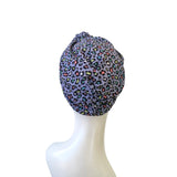 Lavender Cheetah Print Swim Turban