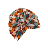 Leaf Print Turban Head Wrap 