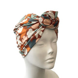 Leaf Print Turban Head Wrap 