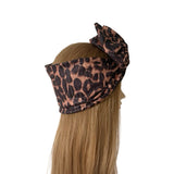 Leopard Print Wired Headband