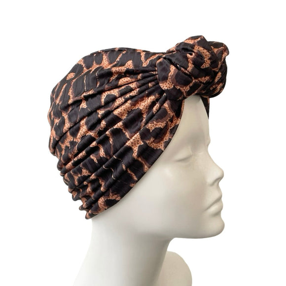 Leopard Soft Jersey Head Wrap