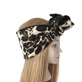 Leopard and Black Wired Headband