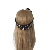 Leopard and Black Wired Headband