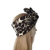 Leopard and Black Wired Headband