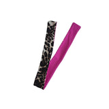 Leopard and Pink Wired Headband