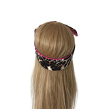 Leopard and Pink Wired Headband
