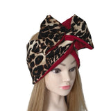 Leopard and Red Wired Headband