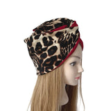 Leopard and Red Wired Headband