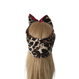 Leopard and Red Wired Headband