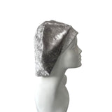 Light Grey Velvet Spring Beret