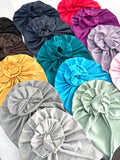 Light Grey Stretch Jersey Turban