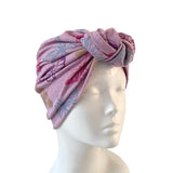 Lilac Printed Turban