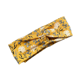 Floral Mustard Layered Turban Twist Headband