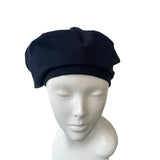Dark Blue Cotton Fashion Beret
