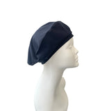 Dark Blue Cotton Fashion Beret