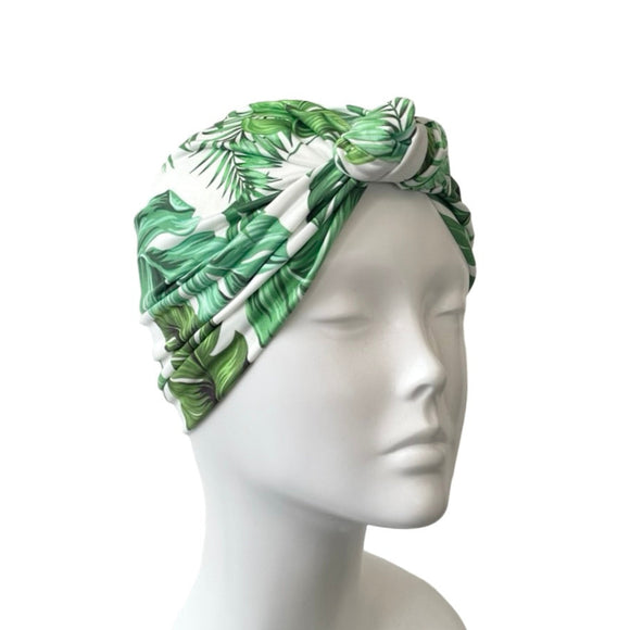 Palm Leaves Hair Care Head Scarf for Women