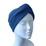 Petrol Blue Winter Knit Ear Warmer ireland