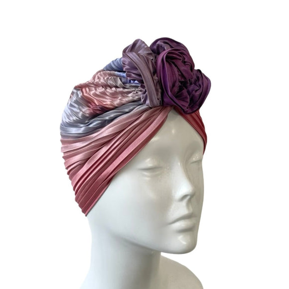 Plisse Turban Hat
