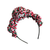 Multicolour Pompom Festival Headband Crown