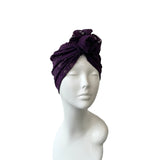Thin Purple Lace Summer Head Wrap