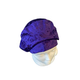 Purple Slouchy Velvet Beret