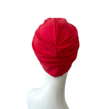Red Turban Cap hair loss