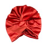 Rust Velvet Vintage Style Twisted Hair Turban