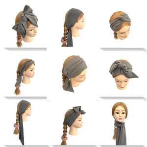 Self Tie Cotton Headband 