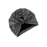 Silver Stretch Turban Hat