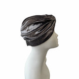 Silver Velvet Turban