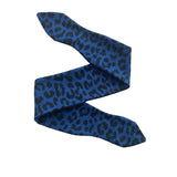 Small Size Navy Leopard Headband