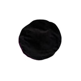 Black beret on a white background