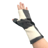 Super soft chunky checkered fleece gloves ireland