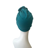 Teal Alopecia Turban Cap