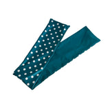 Teal Polka Dot Wired Headband